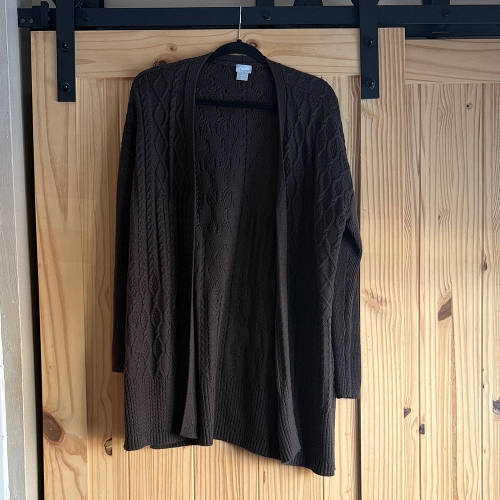 Chico's Rich Brown Knit Sweater